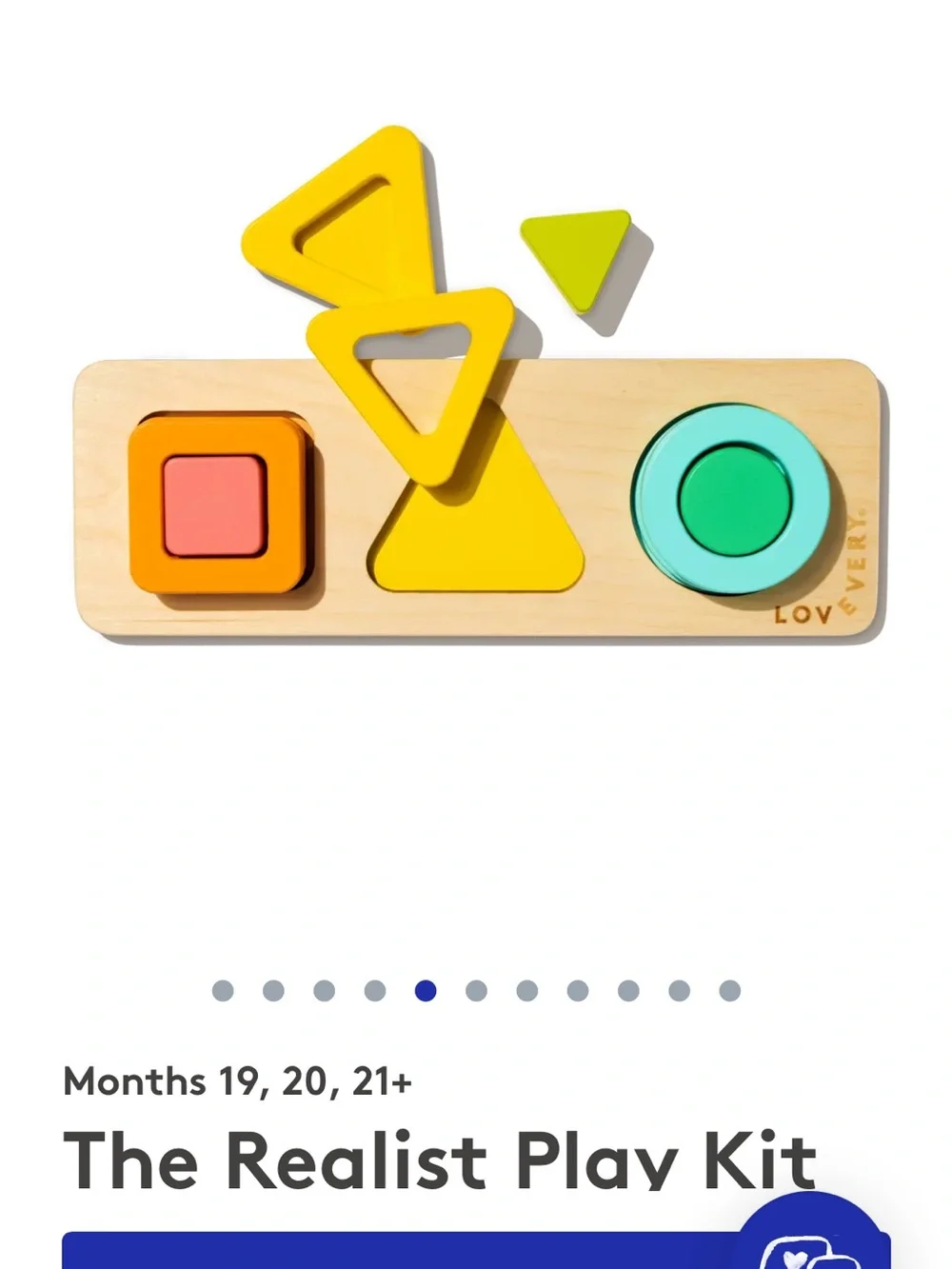 Lovevery Play Kit The Realist (Months 19, 20, 21)